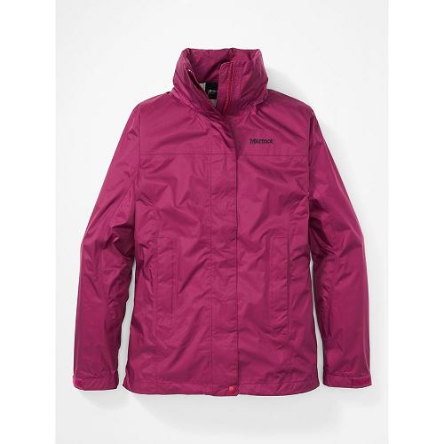 Marmot PreCip Eco Jackets - Womens Rain Jacket Red CA281793 Canada